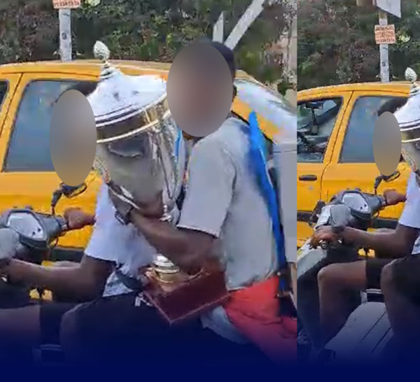 Insolite : Une version authentique de la Coupe du Sénégal filmée sur un scooter, entre les mains de deux individus !