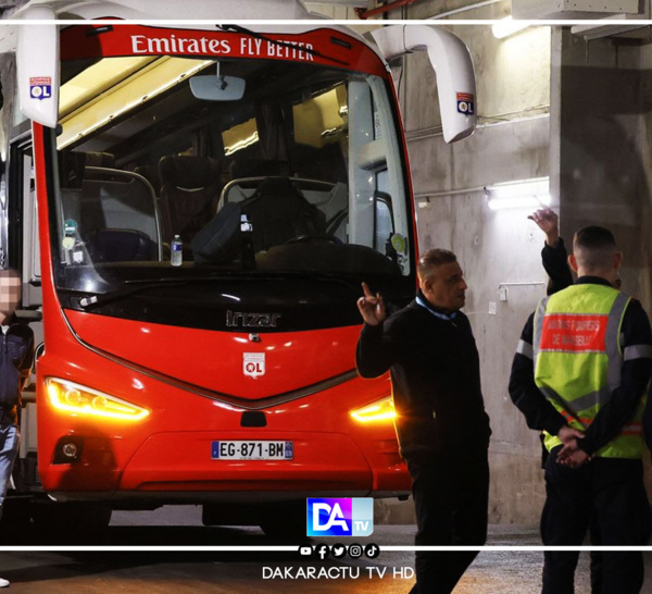 France - Ligue 1 : Caillassage du bus de L’OL, un supporteur de l’OM en détention, contrôle judiciaire pour l’autre prévenu…