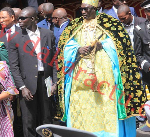 Le Grand Serigne de Dakar Pape Ibrahima Diagne était à la cérémonie de prise d'armes à la Place de l'Indépendance 