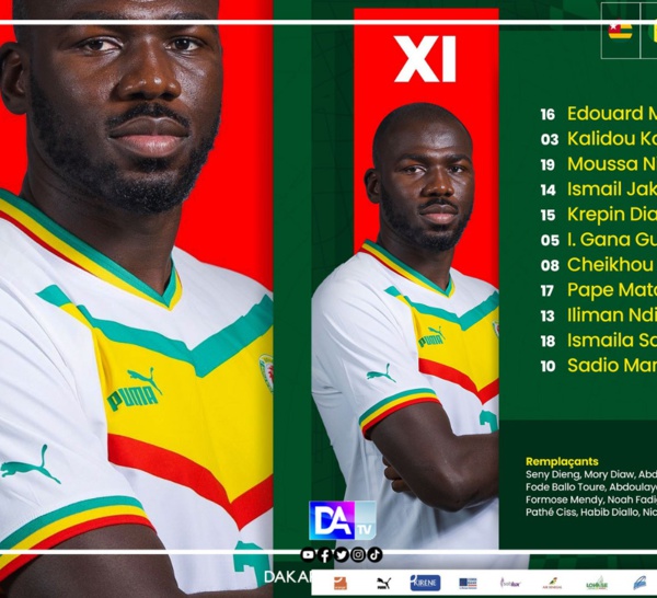 Togo vs Senegal : Le onze des Lions avec Cheikhou Kouyaté titulaire au milieu …