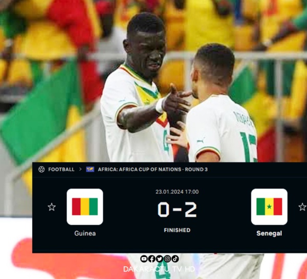 CAN 2024 : Le Sénégal donne une leçon à la Guinée et signe un carton plein dans le groupe C !