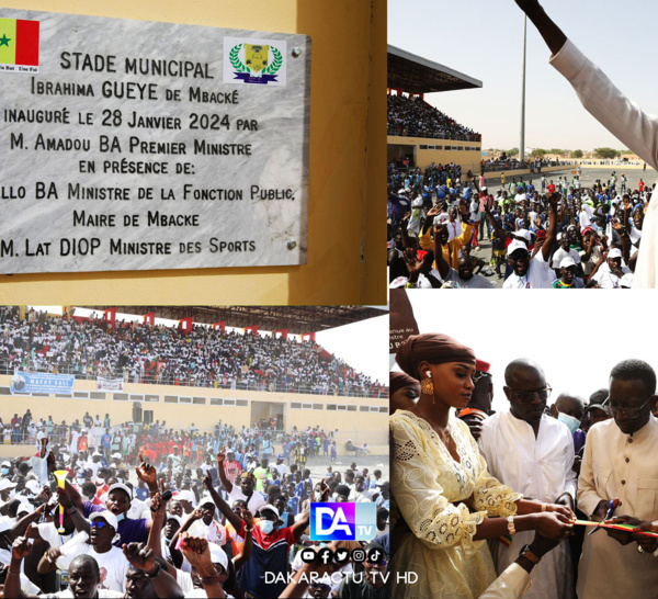 Inauguration du stade de Mbacké/ Le message du PM aux jeunes : « cette infrastructure sportive représente l’espoir d’une jeunesse dynamique et ambitieuse »