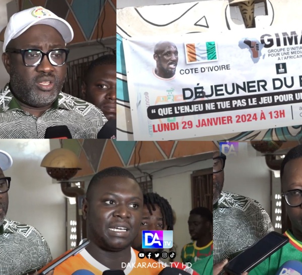 CAN 2024 : Sénégalais et Ivoiriens ont déjeuné ensemble pour livrer un message de paix au-delà de la rencontre qui les oppose