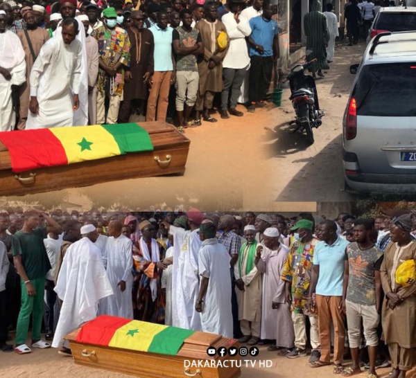 [Images]: Landing Camara Diédhiou repose désormais au cimetière de Kanténe à Ziguinchor