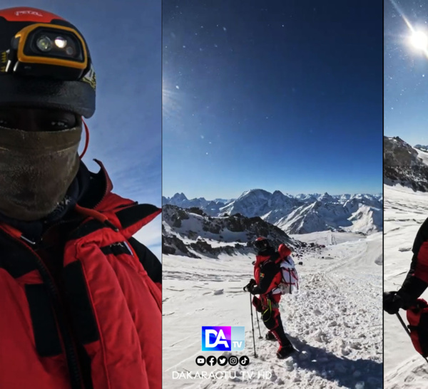 Mouhamed Rassoul Tounkara "sauve" son guide à moins de 200 m du sommet Mont- Elbrouz