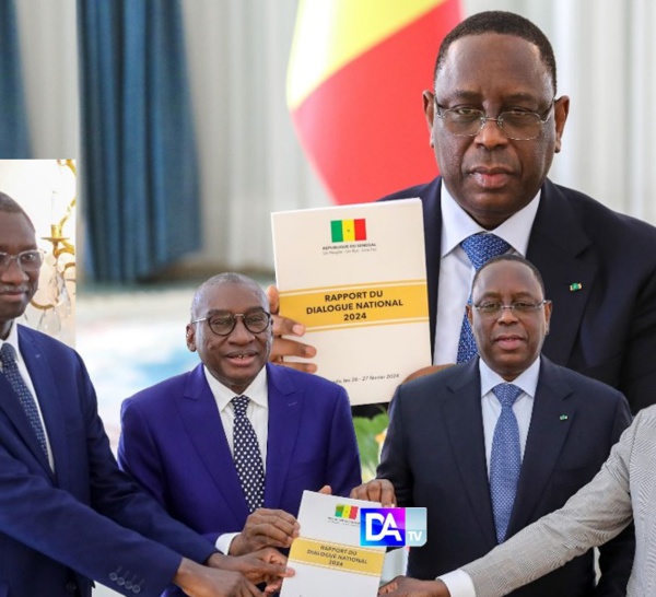 Présidentielle au Sénégal : Macky Sall a reçu ce lundi le rapport sur les conclusions du dialogue national