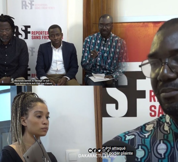 Attaques contre des journalistes : RSF invite les professionnels à toujours ester en justice