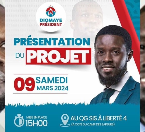 [ 🛑DIRECT ] Campagne: La coalition Diomaye President présente son projet à la population