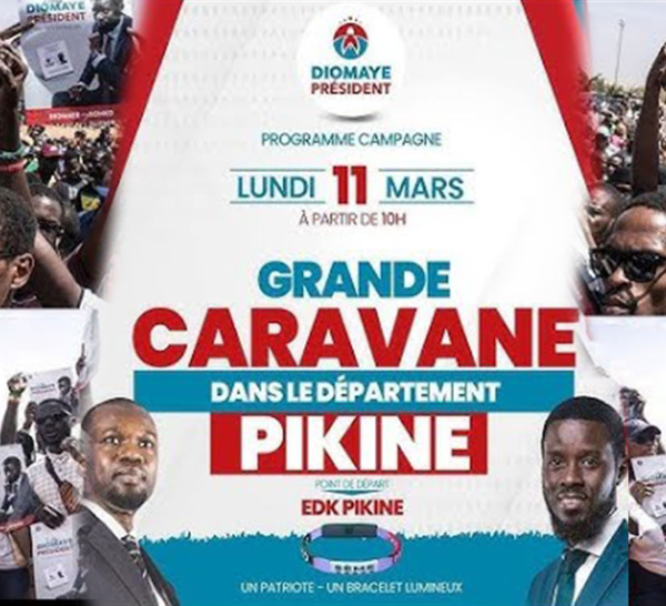 [ 🛑DIRECT ] Campagne Électorale: La caravane de Diomaye President à Pikine, ce lundi