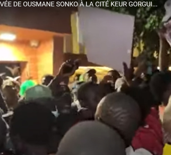 [ 🛑DIRECT ] L'ARRIVÉE DE OUSMANE SONKO À LA CITÉ KEUR GORGUI...