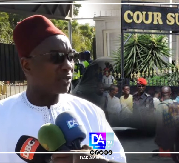 Mamadou Lamine Thiam à la Cour Suprême: " Nous attendons que le droit soit dit.."