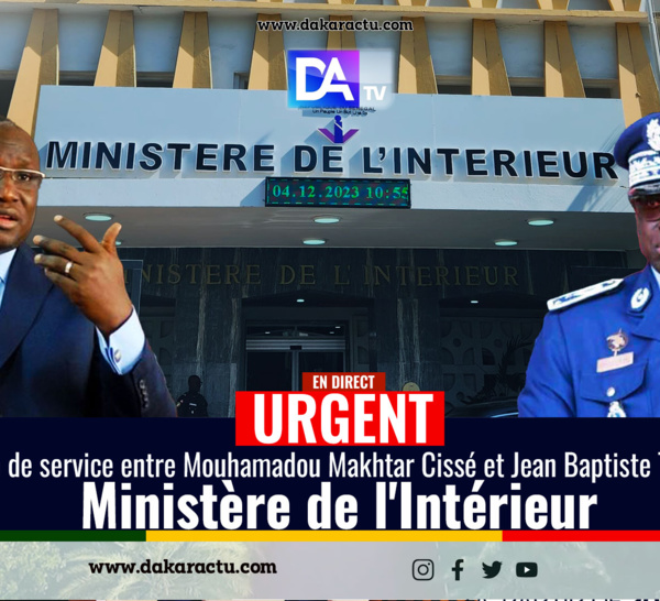  [🛑 DIRECT ] URGENT 🚨 🚨 Passation de service entre Mouhamadou Makhtar Cissé et Jean Baptiste Tine