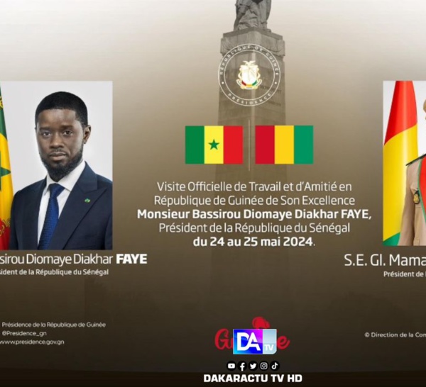 Déplacement en Guinée : BDF annoncé à Conakry, les 24 et 25 Mai