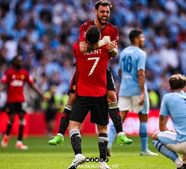 FA Cup : Manchester United s'impose contre les Cityzen de Guardiola