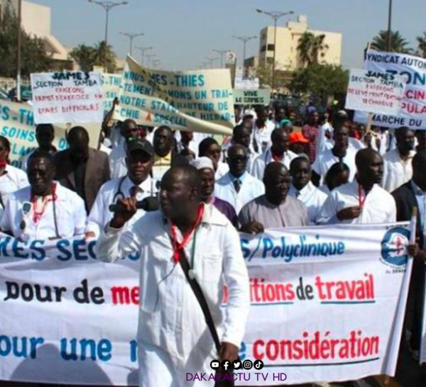  Le personnel du SAMU national, membre du SAMES et du SUTSAS, annonce une grève de 72H