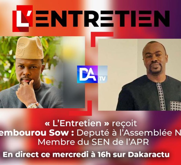 [ DIRECT🔴] Duo-Diomaye Sonko, Mésentente dans l’Apr: Les confidences de Dembourou Sow