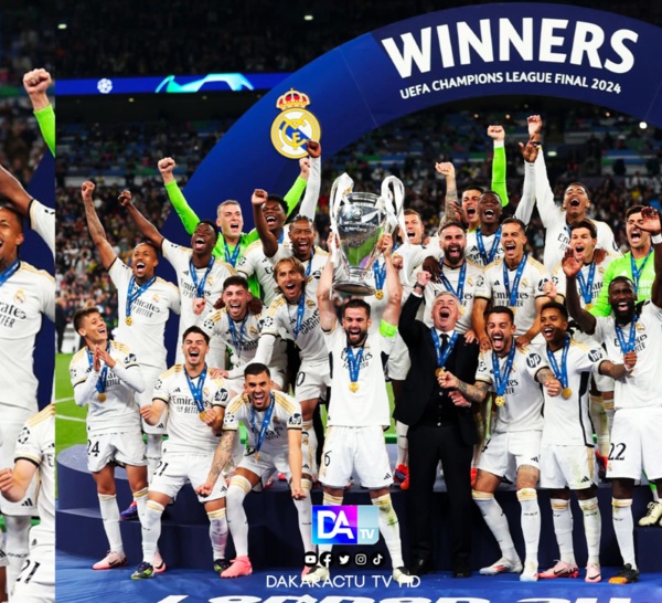 Ligue des champions : Le Real Madrid remporte son 15ème titre de l'histoire !