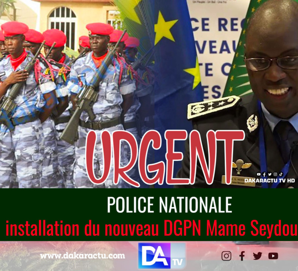 [🛑 DIRECT ]  Police Nationale :  Installation du nouveau DGPN Mame Seydou Ndour