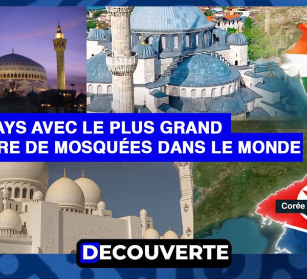 DECOUVERTE : N°9 - Les Pays avec le Plus Grand Nombre de Mosquées dans le Monde