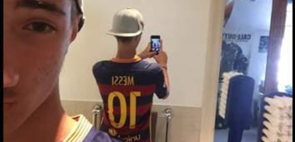 Le fils de Mourinho supporter du Barça