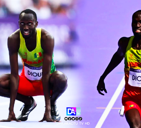 JO 2024 : Cheikh Tidiane Diouf échoue en demi-finale du 400m mais bat le record national du Sénégal !