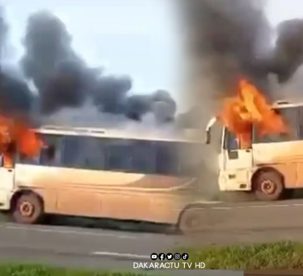 Kédougou: Un bus Dakar Dem Dikk a pris feu à Afia Magasin