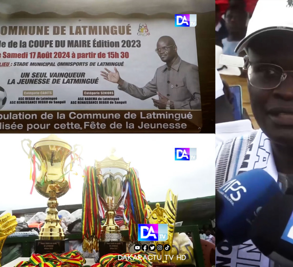 Finale de la Coupe du maire de Latmingué (édition 2023) : Dr Macoumba Diouf propose aux jeunes l’entrepreneuriat agricole pour développer l’agriculture et lutter contre l’immigration clandestine