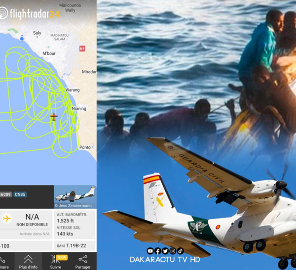 Sénégal- Mbour : Chavirement d'une pirogue/ Les recherches en cours, un avion de la Guardia civil espagnol survole la Petite-côte (Vidéo)