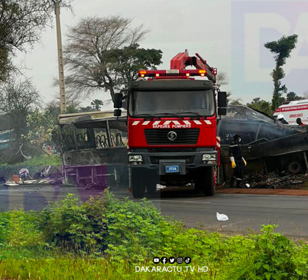 Premier bilan de l’accident de Ndiama- 16 personnes ont déjà péri et 11 blessées 