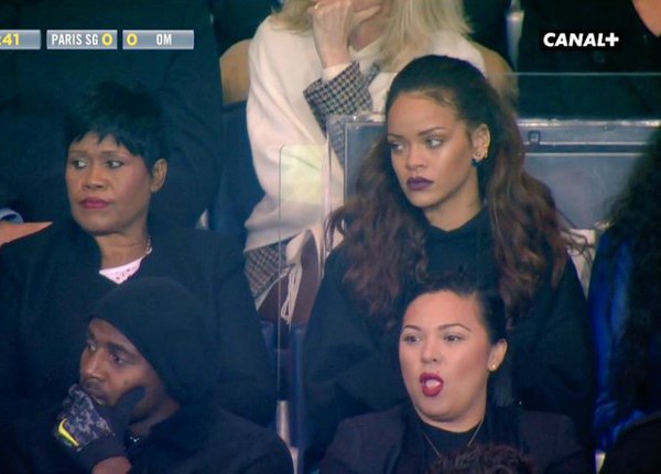 PSG-OM : Rihanna au Parc des Princes