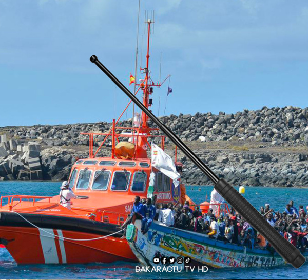 Migration irrégulière : une pirogue de 81 personnes dont 7 femmes et 3 mineurs débarque à El Hierro.