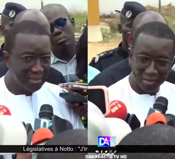 Hlm Grand Médine - Amadou Ba après son vote « il y’a une affluence timide, mais notre campagne est bien réussie…. »