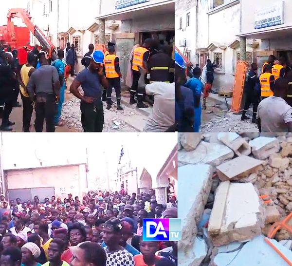 Kaolack/Effondrement d'un bâtiment à Medina Baye : un mort et plusieurs blessés 