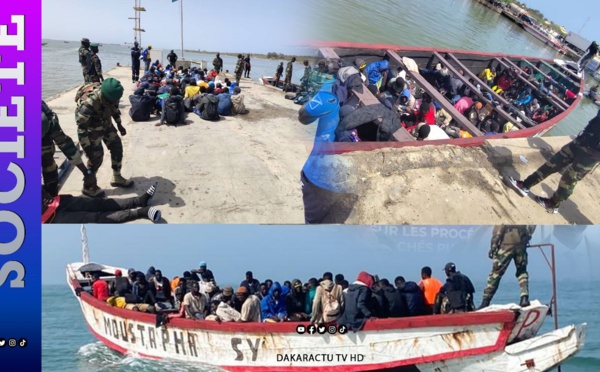 Immigration Irrégulière : 200 migrants interceptés, ce vendredi à Saint Louis