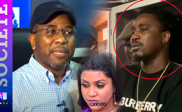 Wally Seck , presque en larmes lorsque Bougane évoque le Nom de sa défunte  Soeur  Momy