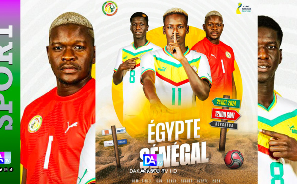 Duel Électrisant : Le Sénégal Défie l’Égypte en Demi-Finale de la Beach Soccer