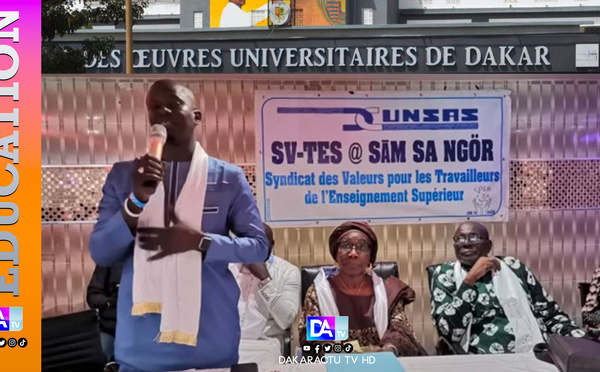 Ucad: le Syndicat des Valeurs pour les Travailleurs (SV/TES) réclame des moyens pour un campus social digne