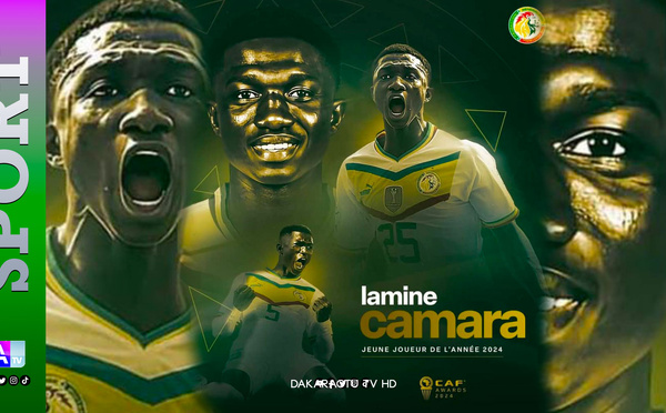 CAF Awards 2024 : Lamine Camara désigné Meilleur Jeune Joueur de l’Année pour la deuxième année consécutive.