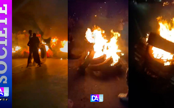 Agnam / Jets de pierres, pneus brûlés : les jeunes manifestent dans les rues après la levée de l’immunité parlementaire de Farba